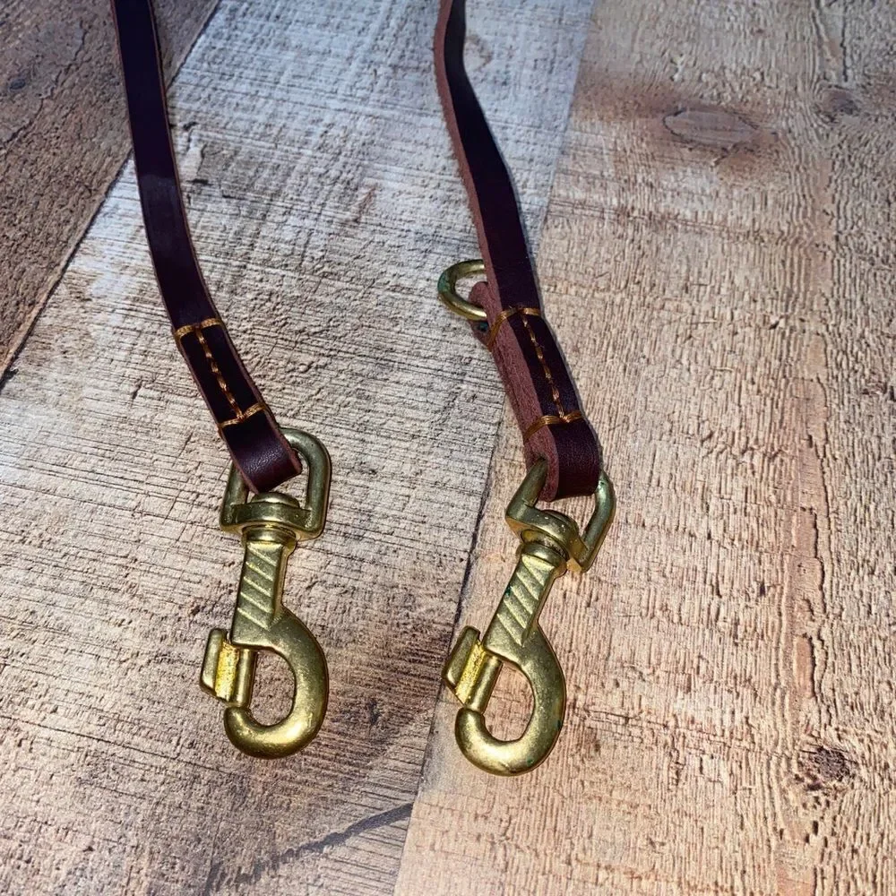 Dog Leash‎ Multifunctional Genuine Leather Hands Free Long Training Pet Leash